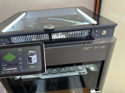 拓竹x1cc x1e p1sc 拓展增高散热件 竹子通风栅格带led灯 abs成品