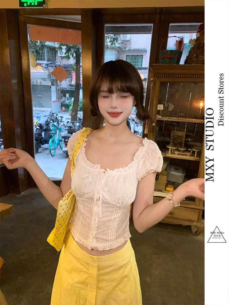 胖mm全棉甜美森系外贸原单高腰显瘦垂感a字气质高级感格子半身裙