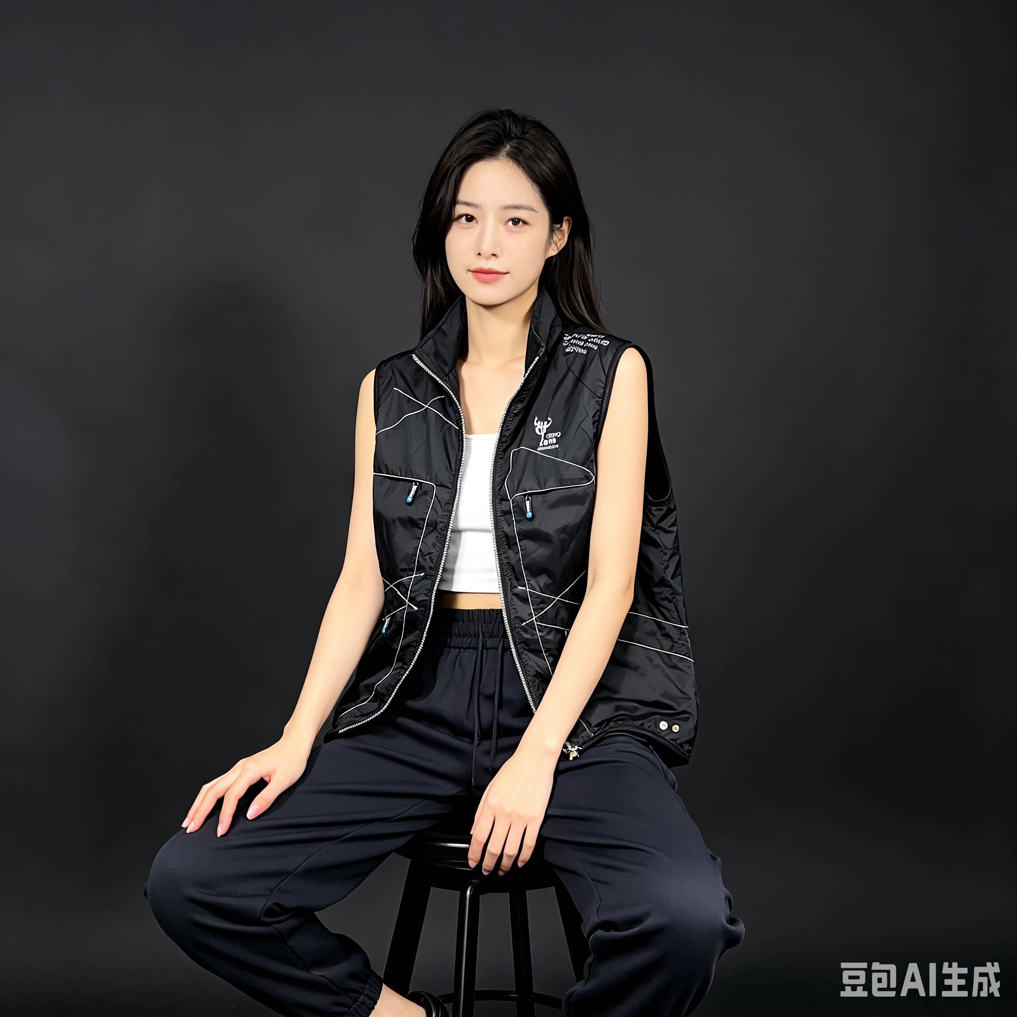 情侣男女户外马甲男女四季运动款徒步钓鱼休闲多口袋大码薄绒坎肩