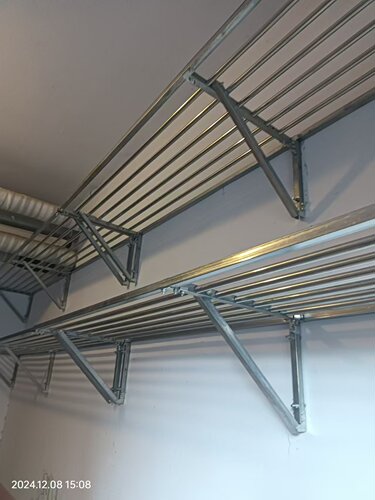 镀锌壁挂式仓储车库架子储藏室收纳杂物地下室挂墙上货架壁挂置