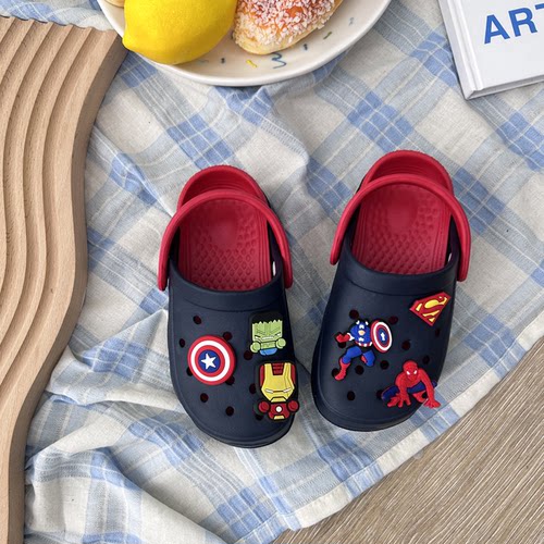 月奇儿童鞋拖鞋卡通图案