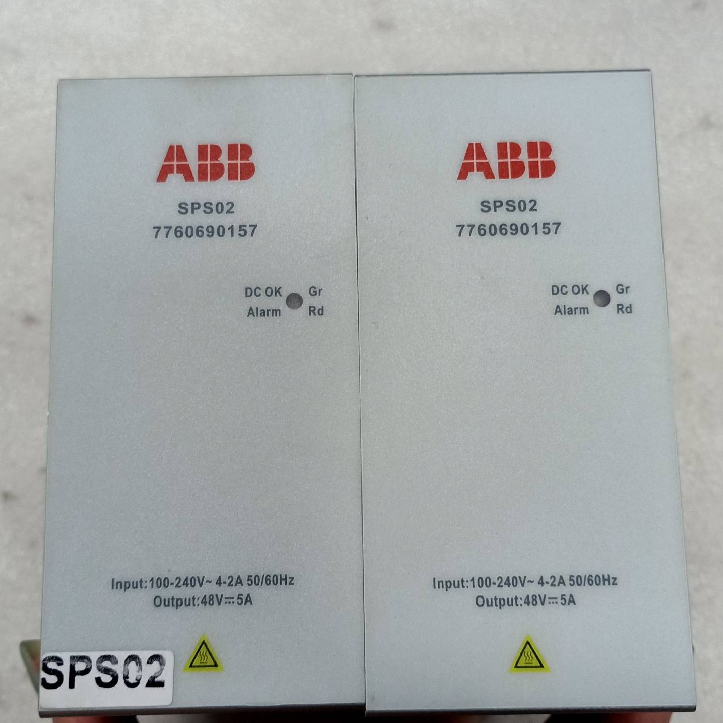 议价ABB电源开关 SPS02 现货2台 实物拍摄 成色