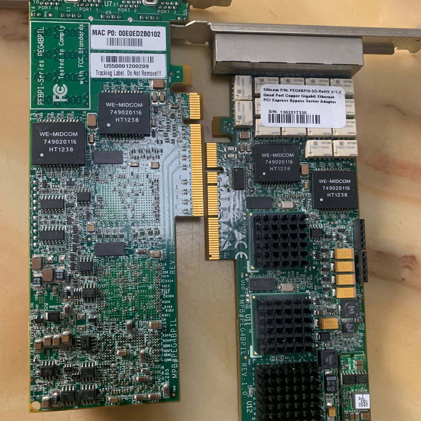 议价Silicom PCIE 网卡 PEG4BPIL四口千兆网卡