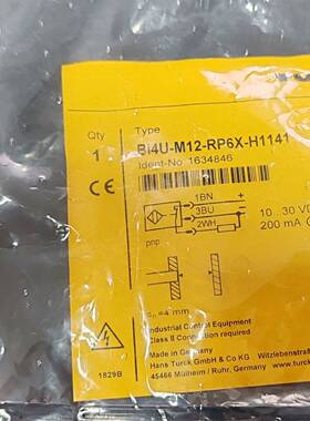 议价TURCK图尔克1634846接近开关 Bi4U-M12-R