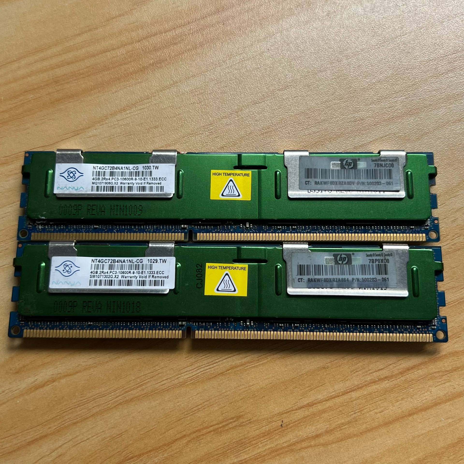 议价南亚NANYA 服务器内存条 4G 2Rx4 PC3-106