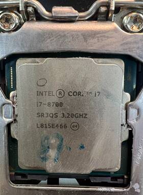 议价英特尔i7-8700 CPU处理器，3.20GHz主频，LG