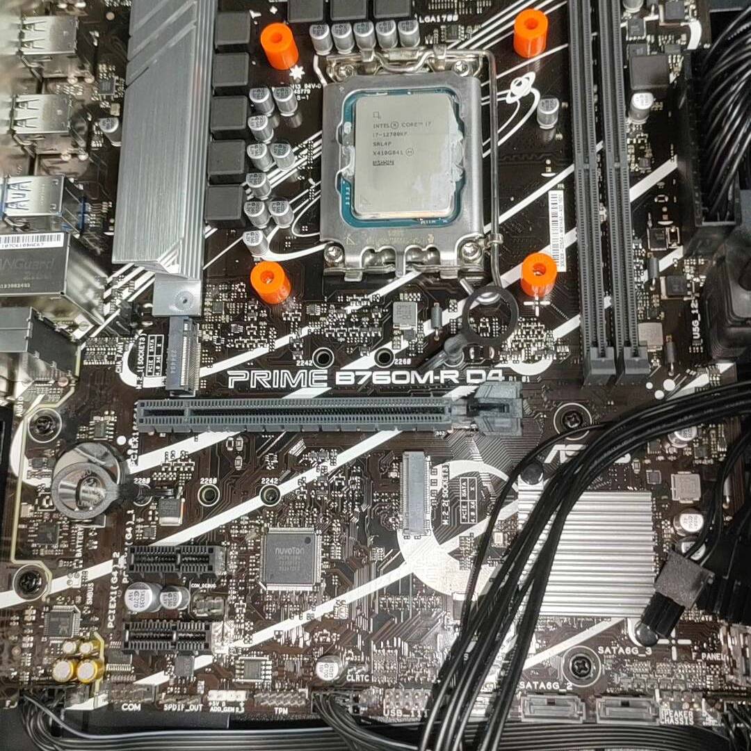 议价华硕PRIME B760M-R D4也可单出，也可加Cpu出