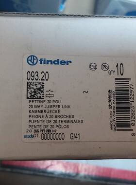 议价Finder继电器38系列跳线连接片，093.20，20