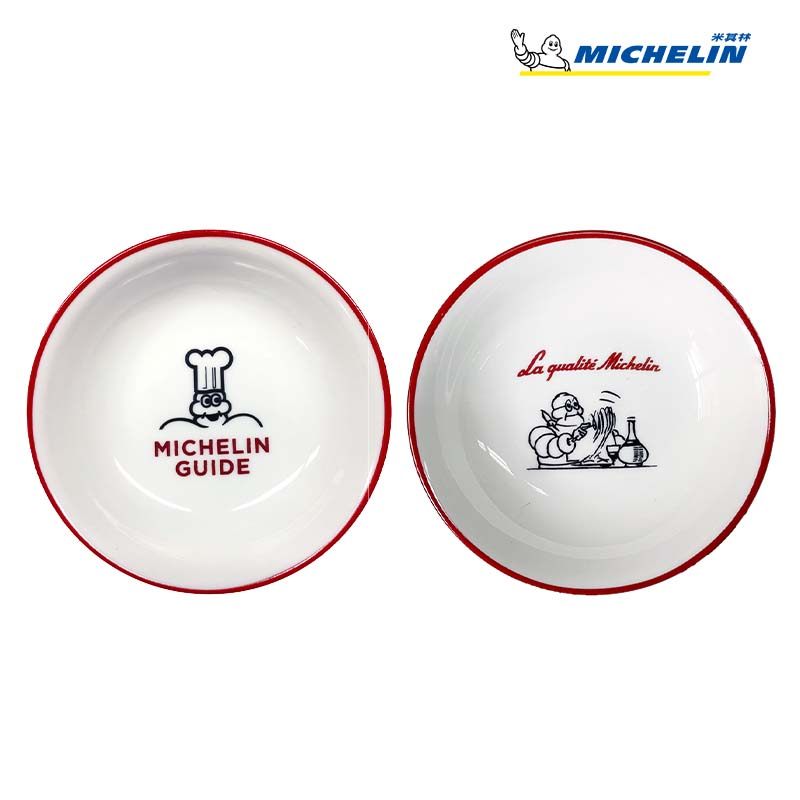 米其林(michelin)新年甄选礼盒套装 黄油盘*2 围裙*1