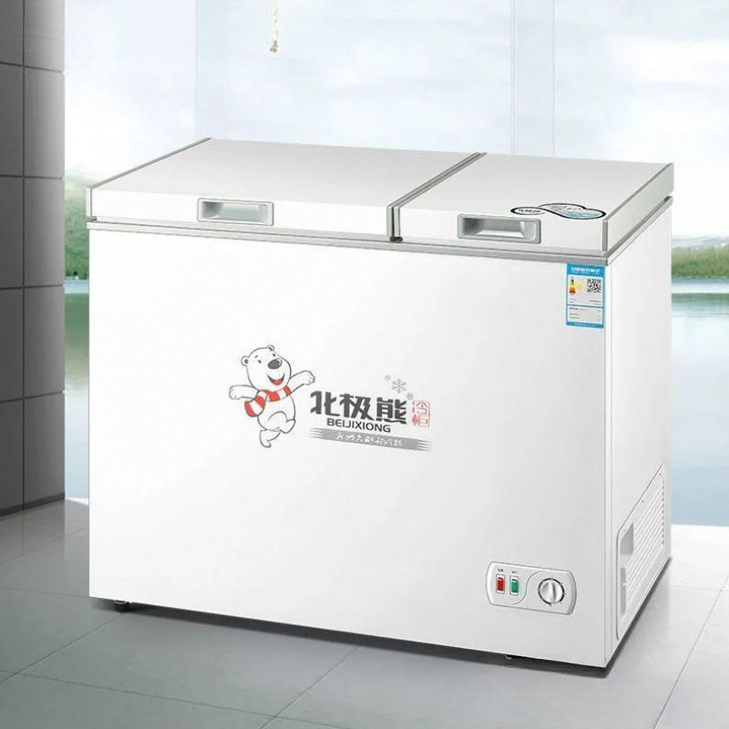 北极熊小冰柜家用冷柜小型双门双保鲜柜/冷藏柜