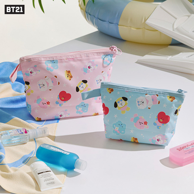 BT21 泳池系列多功能收纳包 便携式手提包LINE FRIENDS 连我朋友