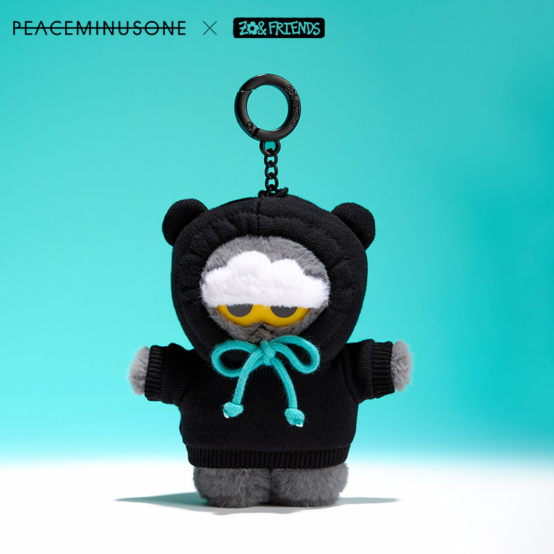 PEACEMINUSONE X ZO&FRIENDS 系列 ZOA 毛绒钥匙扣 LINE FRIENDS