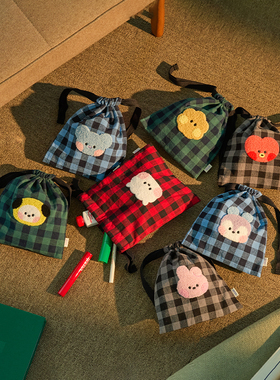 BT21 minini BASIC 系列抽绳袋 旅行便携收纳 LINE FRIENDS