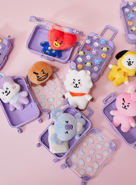 BT21 BIG&TINY 系列行李箱玩偶 LINE FRIENDS连我朋友