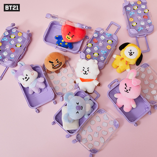 LINE 系列行李箱玩偶 FRIENDS连我朋友 BIG&TINY BT21