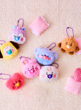 BT21 NEW BORN系列毛绒钥匙扣玩偶可爱公仔 LINE FRIENDS