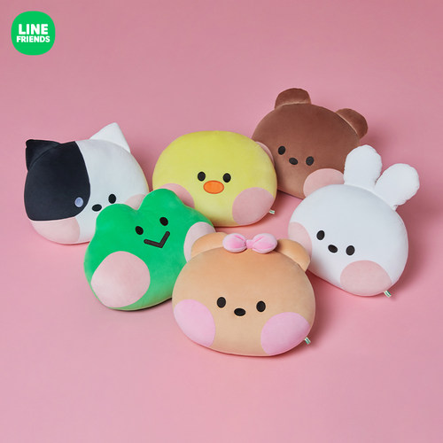 linefriends毛绒抱枕抱枕