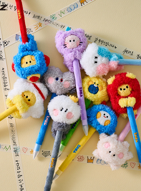 TRUZ minini新学期系列毛绒玩偶笔学习用品 LINE FRIENDS连我朋友