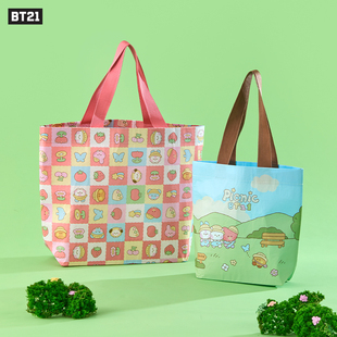 BT21 minini 春游系列 环保包野餐 LINE FRIENDS （不参与满赠）