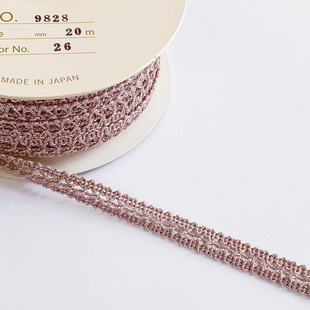 金银丝带织带宽12mm装 MK9828木马MOKUBA豪华款 饰手工diy日本进口1