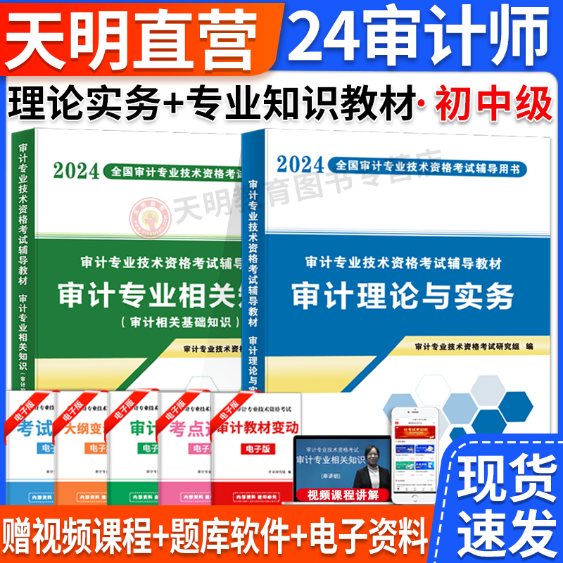 初级审计师2024教材中级考试辅导用书教材全套审计理论与实务专业相关知识审计专业技术资格金考卷历年真题模拟试卷题库习题官方-封面