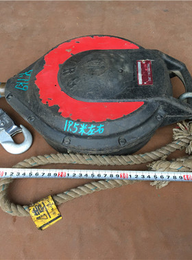 二手进口美国PROTECTA速差器高空建筑作业防坠自锁器重约9.7kg