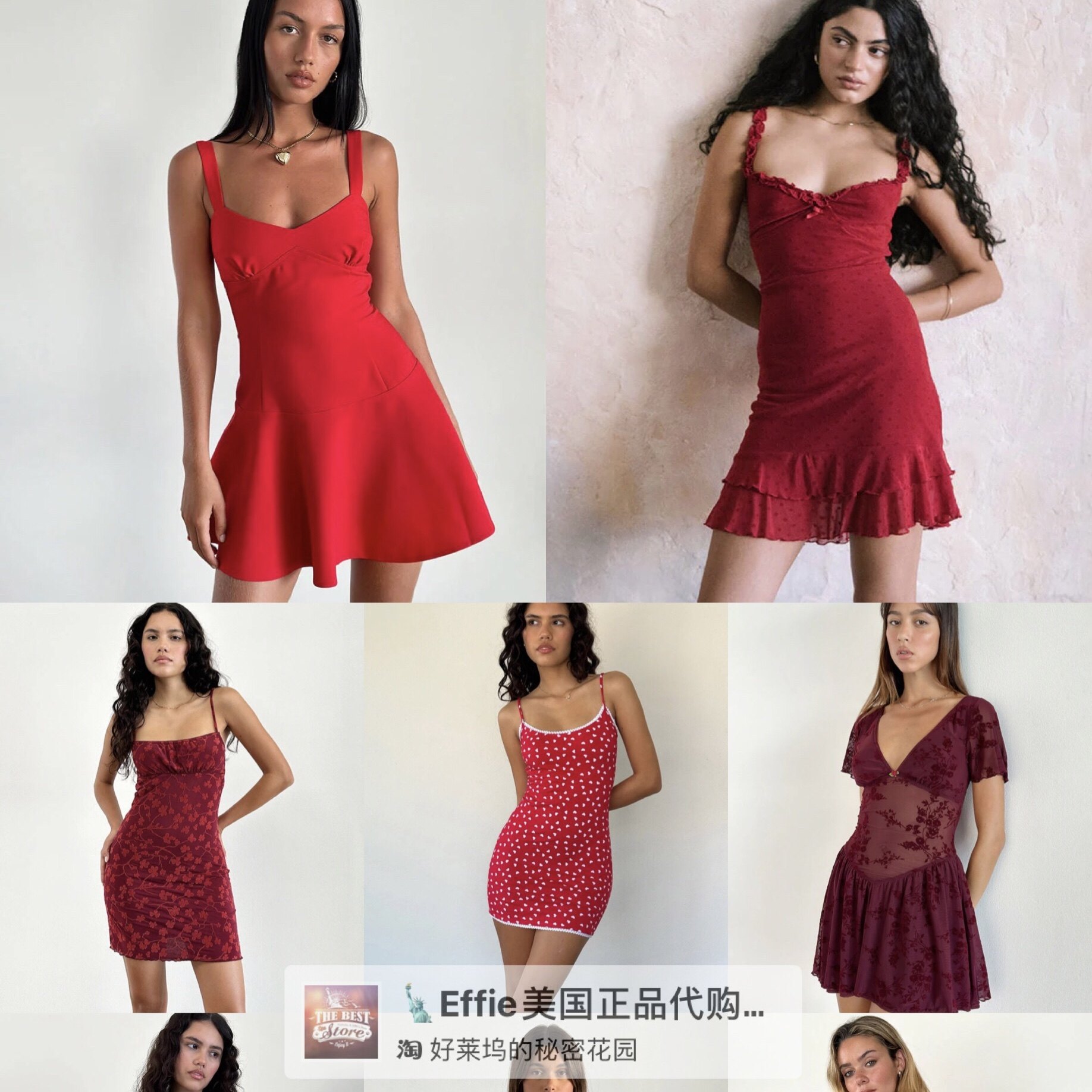 美代正品Motelrocks美式复古浪漫蕾丝印花小红裙芭蕾少女风连衣裙