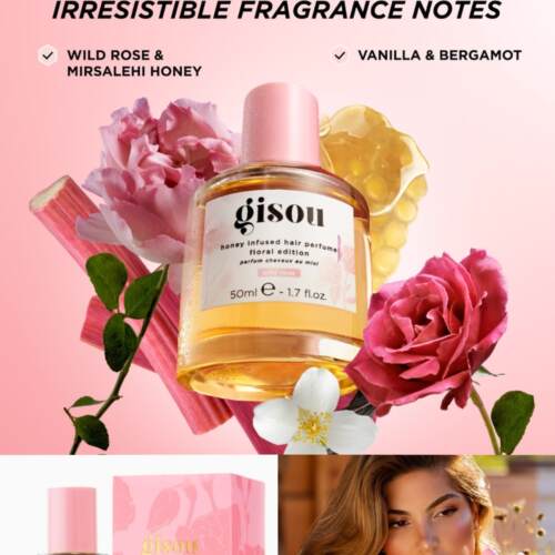 美代正品小众Gisou wildrose蜂蜜滋养护发香氛清新花香白女爱用物