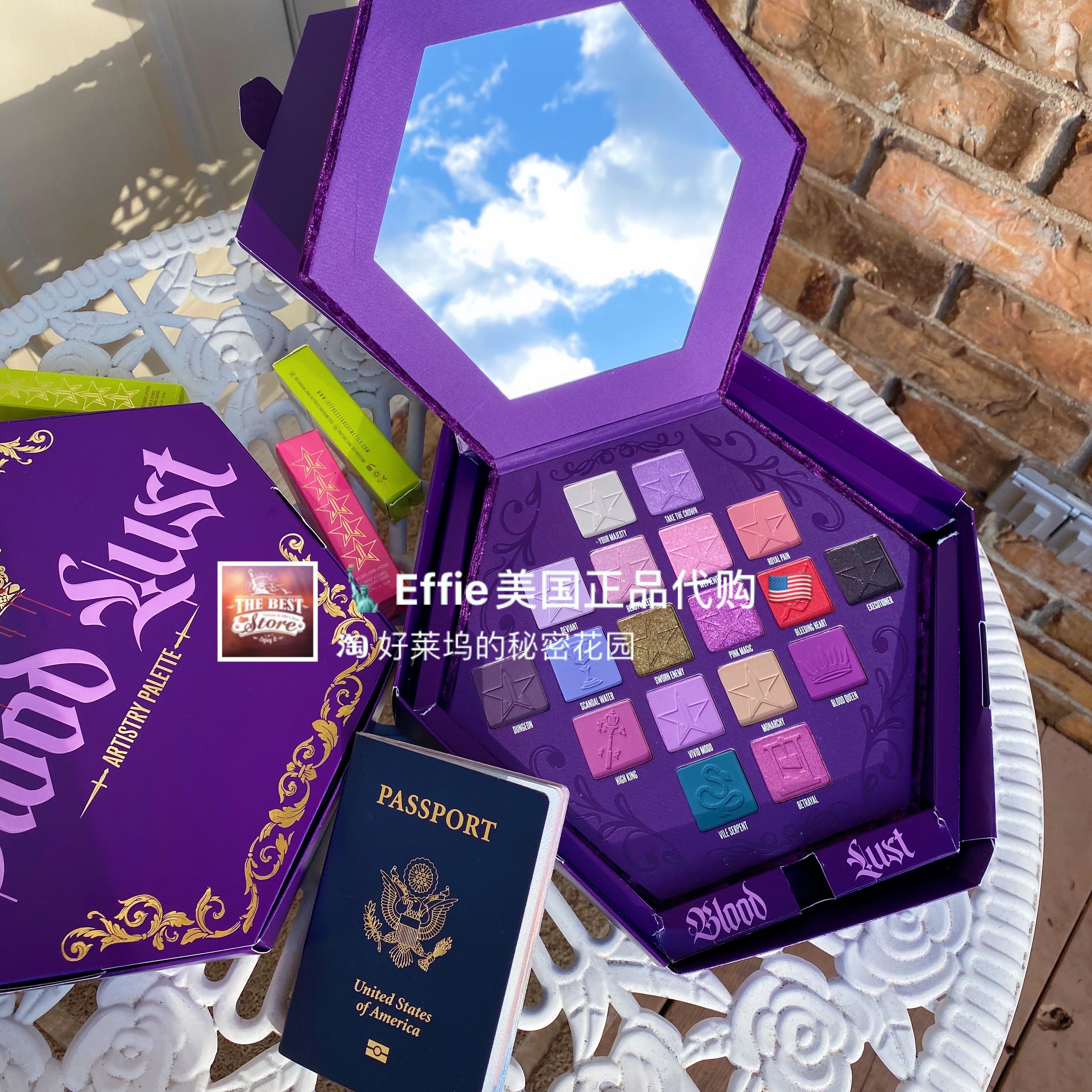 jeffreestar眼影唇彩