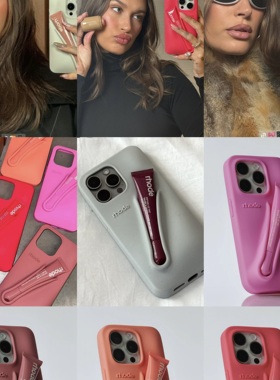 美代rhode 海莉Hailey肯豆同款 Lip Case唇彩便携式iphone手机壳