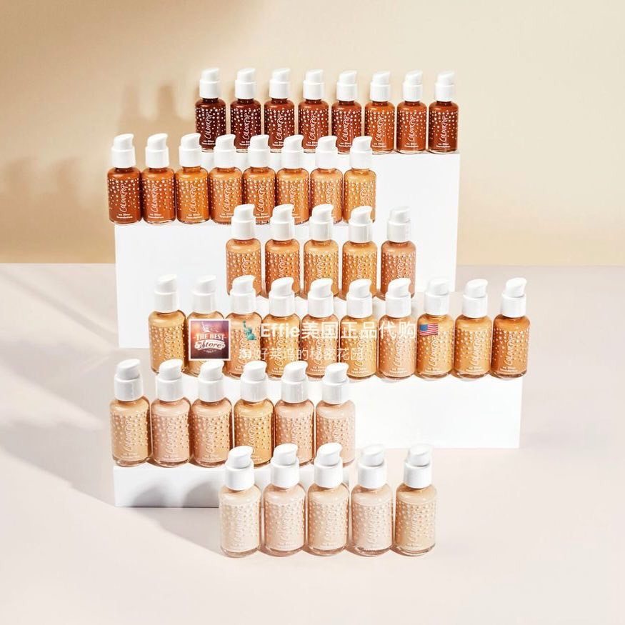 正品遮瑕控油持久哑光粉底液定妆