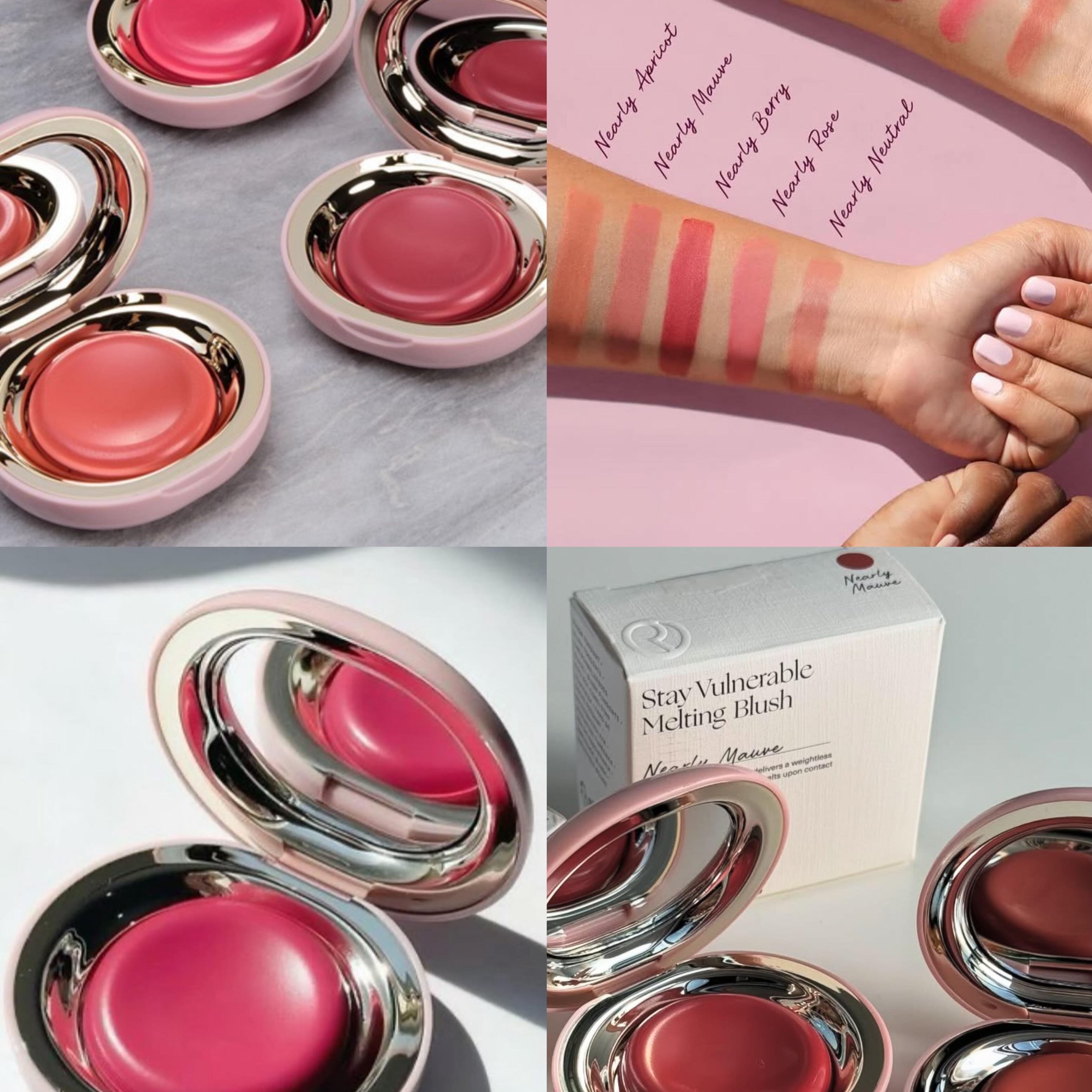 美代正品Rare Beauty赛琳娜Melting Cream易上色滋润自然膏状腮红