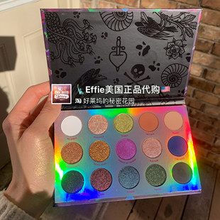 现货正品Colourpop迪士尼Villains反派系列唇膏唇彩高光眼影盘
