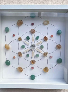 天然水晶阵列原石手作摆件繁荣