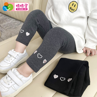 春秋季 儿童女孩裤 薄款 宝宝长裤 子 加厚外穿中小童春装 女童打底裤