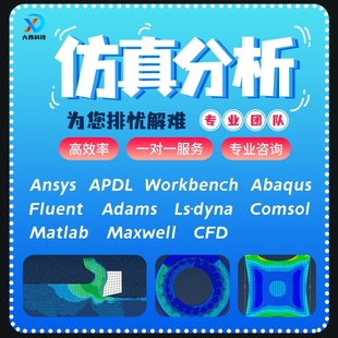 abaqus apdl ansys 大作业 CFD CAE 有限元 Flac3d 分析