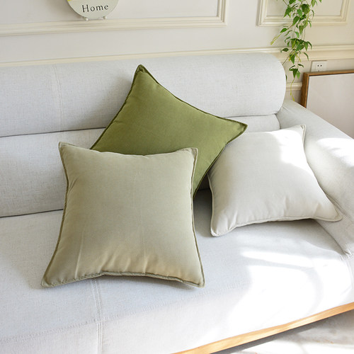 雪尼尔抱枕北欧网红沙发客厅靠垫