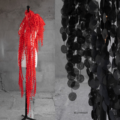 叠色会出现摩尔纹效果的美丽流苏