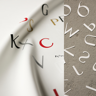 Bold字体 5色入／1套价 英文字母－TPU热熔胶膜Bangla 70%off