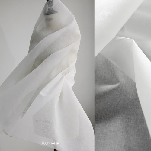 事儿高透视高支撑立裁白坯布