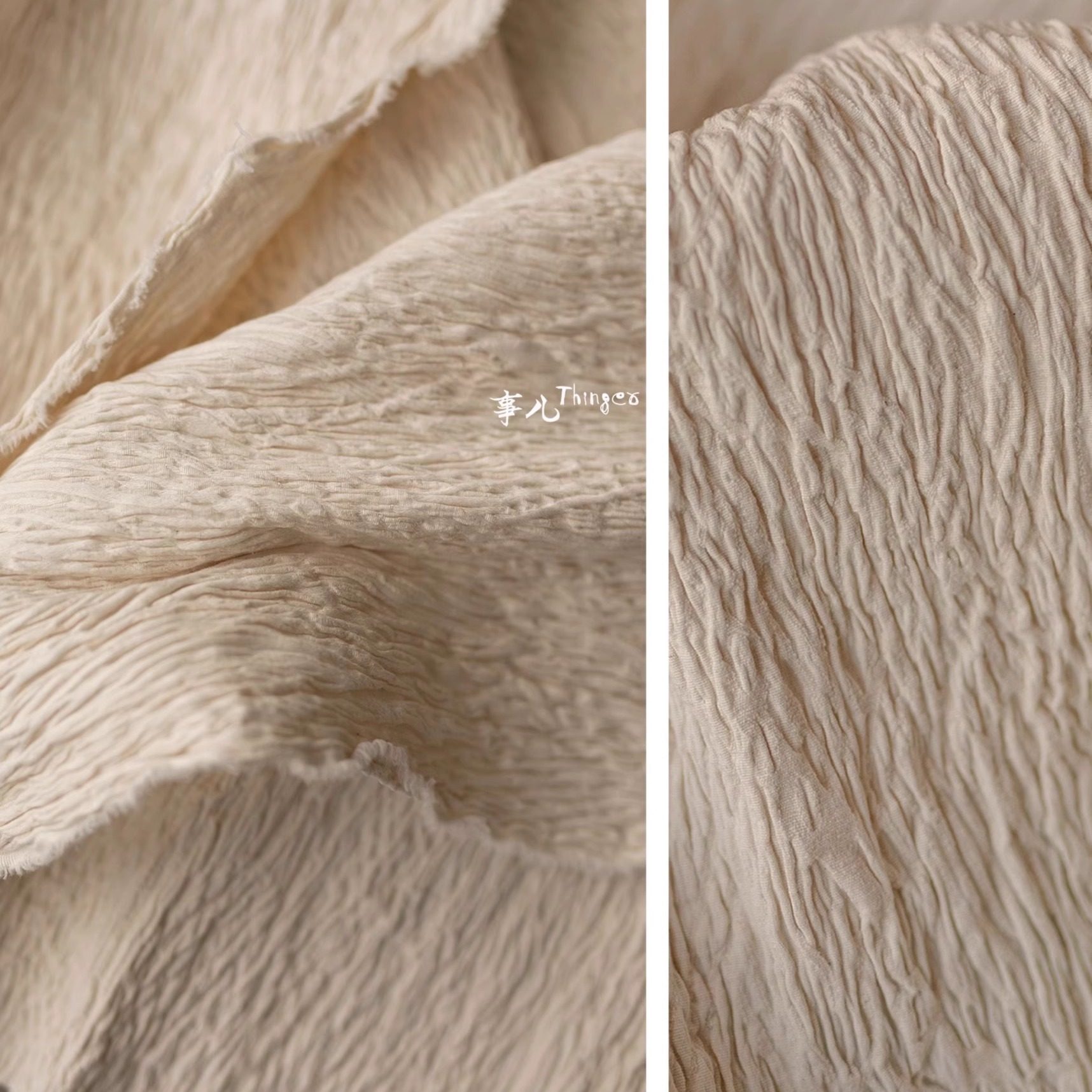 事儿 沟壑弹力提花全棉坯布—秋季风衣外套重水洗肌理 设计师面料,居家布艺,海绵垫/布料/面料/手工diy,淘宝优惠券,粉丝福利购,淘宝优惠卷