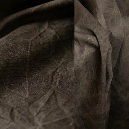 事儿棉服装扎染褪色牛仔咖色