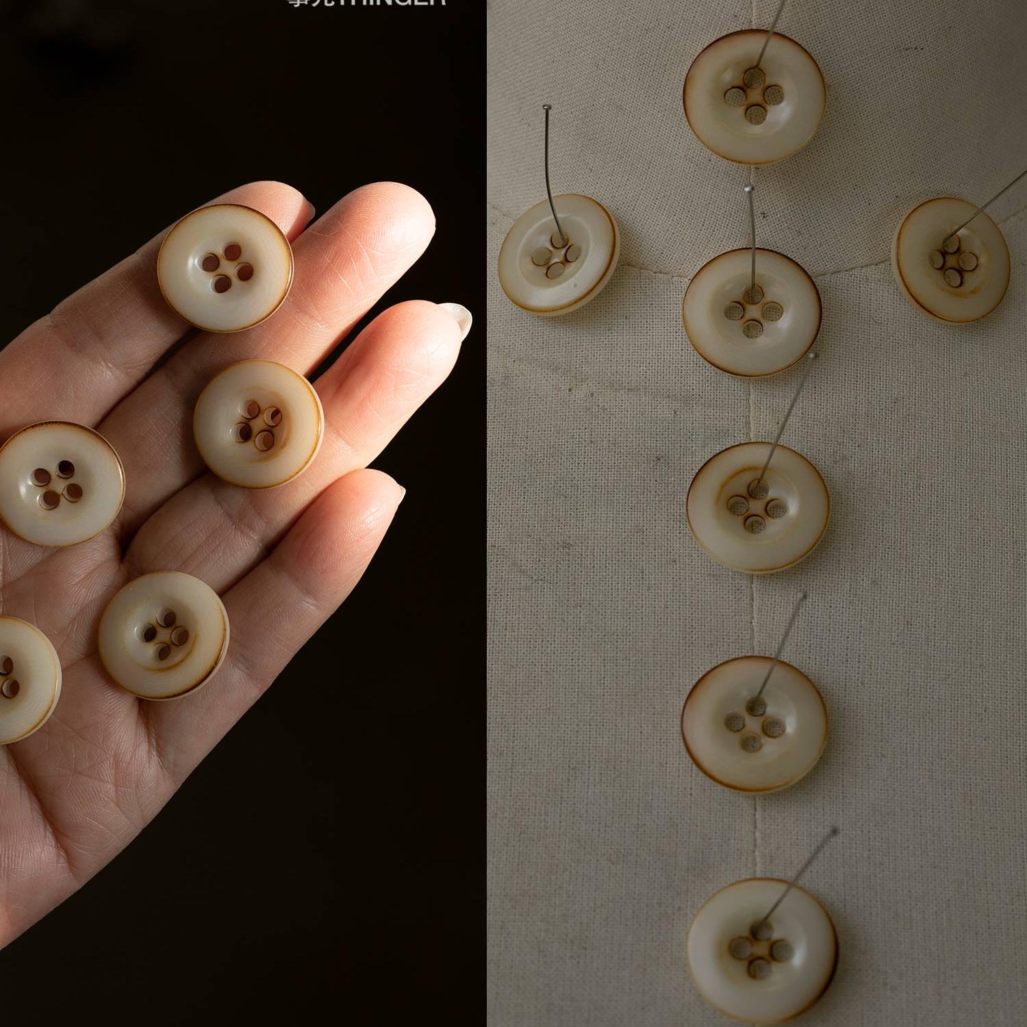 UNIONKNOPF衬衣扣复古果实扣