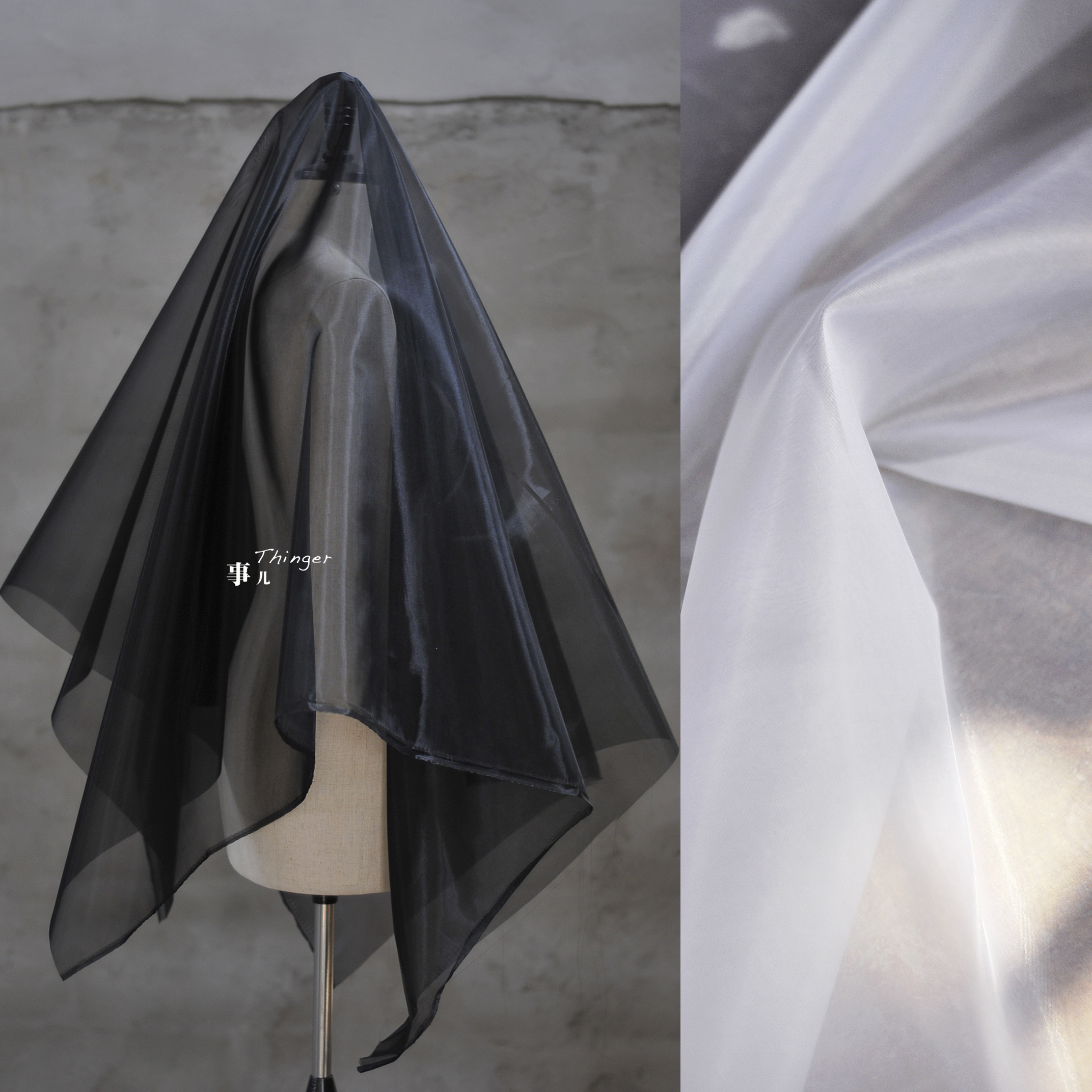 事儿高密滑爽平纹硬网纱面料蓬裙