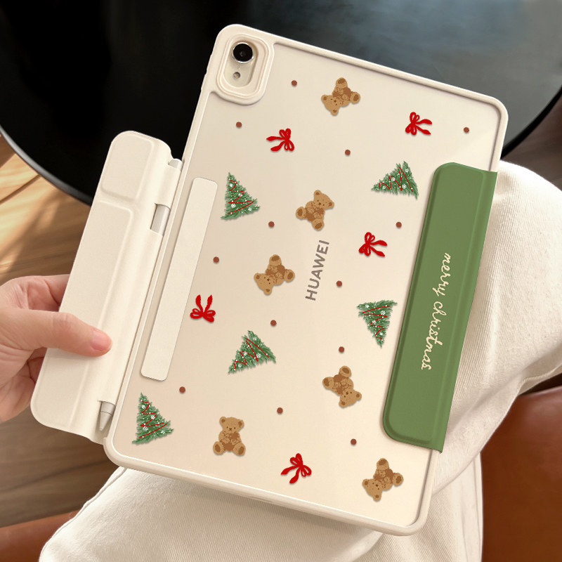 morock圣诞【磁吸拆分内置笔袋】华为matepad11.5s平板保护壳适用air12英寸电脑保护套柔光版全包mini灵动版,3C数码配件,平板电脑保护套/壳,淘宝优惠券,粉丝福利购,淘宝优惠卷