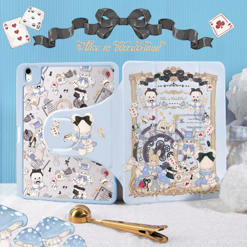 iPad360°旋转保护壳送钢化膜