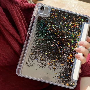 ipad平板保护壳适用ipad11保护壳air7保护套pro11寸外壳air6 4带笔槽防护壳10代防弯壳子 流沙壳 morock