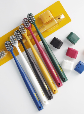 UPURITY 螺旋超细软毛宽头牙刷独立包装 48孔六支装家用