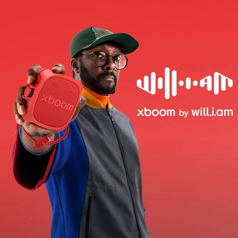 LG xboom Rock by will.i.am 掌上型便携户外蓝牙音箱 防尘防水