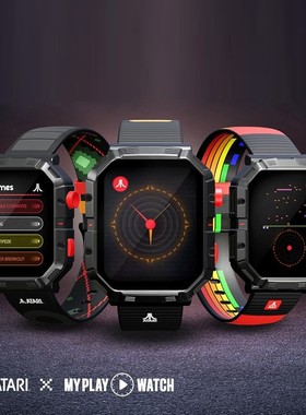 My Play Watch 雅达利 Atari 2600 智能游戏手表 重温复古游戏机